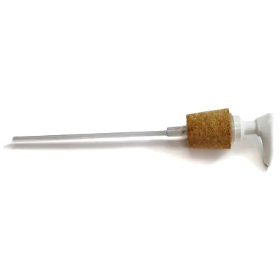 White Soap Dispenser with Cork Collar