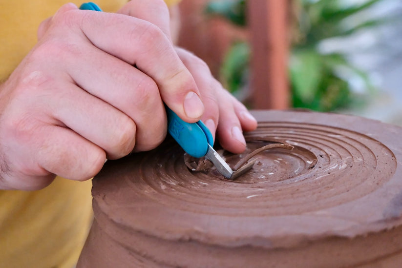 BuschKraft Forge Tool, Teal Handle with Rectangle Blade