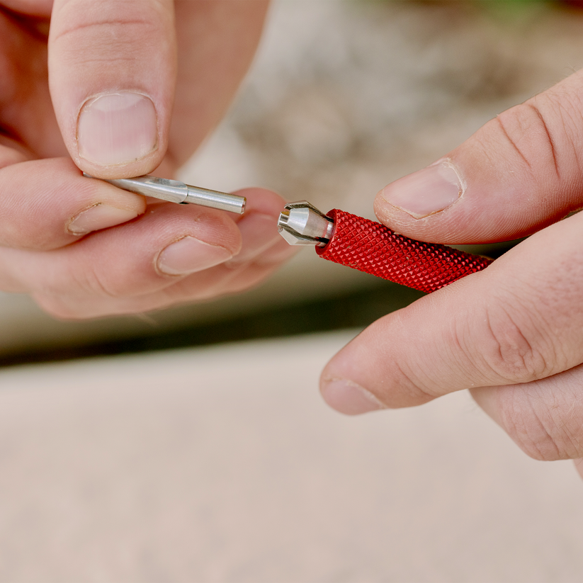 BuschKraft Dragonfly Tool, Universal Handle with Medium P Shape Blade