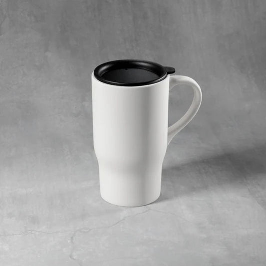 Travel Mug Curved w/ Lid