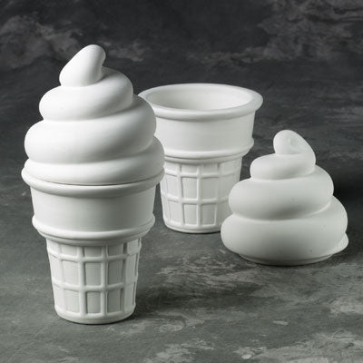 Ice Cream Cone Box - Great White North Pottery Supplies