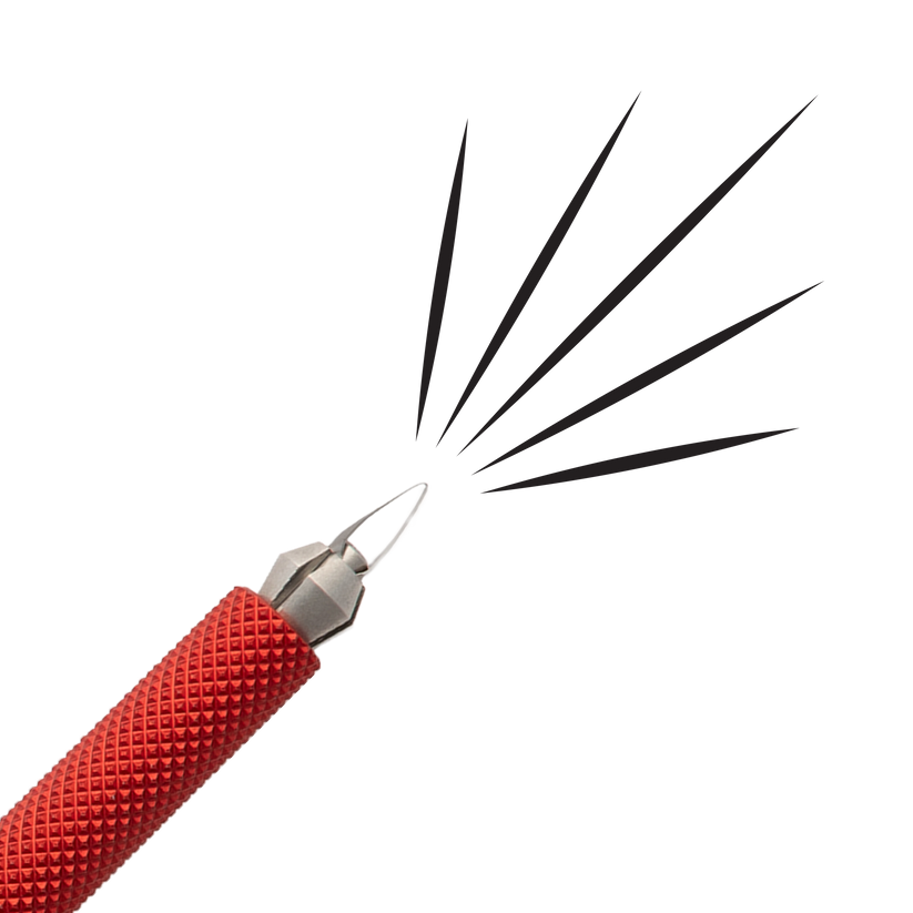 Dragonfly Tool - Universal Handle with Fine Pointed Blade