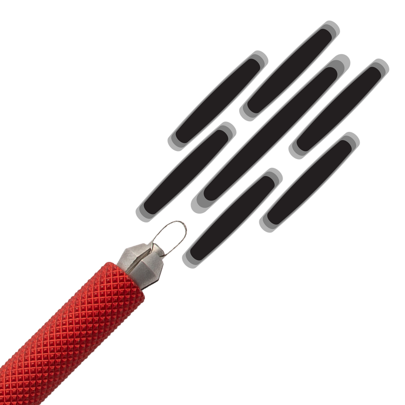 Dragonfly Tool - Universal Handle with Medium Rounded Blade