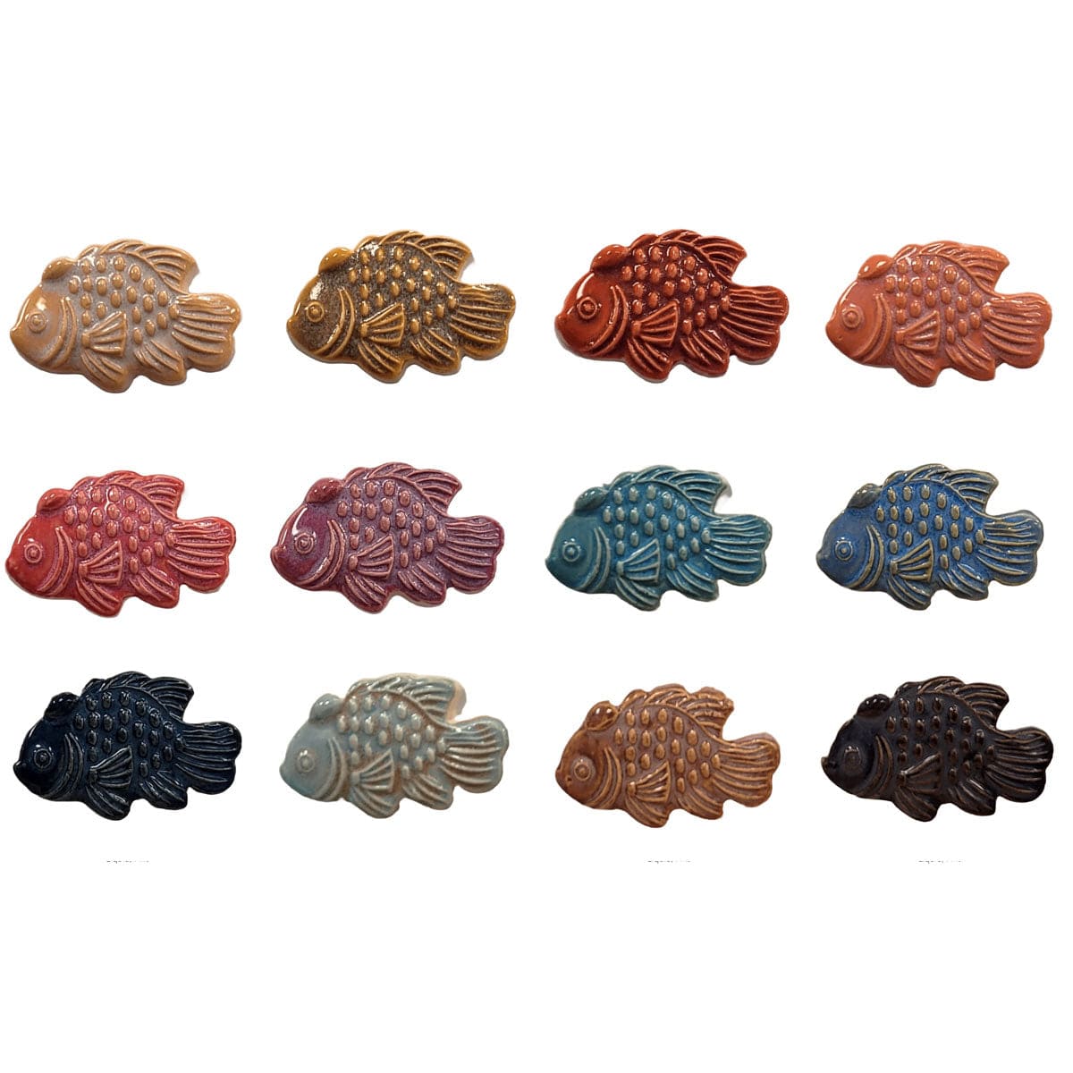 Floating Glaze Sample Pack 2 Great White North Pottery Supplies