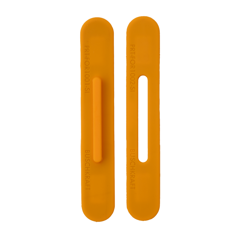 BuschKraft Forge Tool, Yellow Handle with Crescent Blade