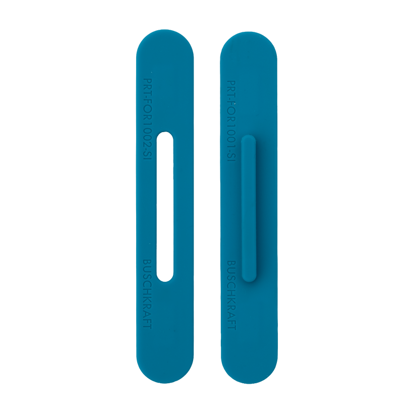 BuschKraft Forge Tool, Teal Handle with Rectangle Blade