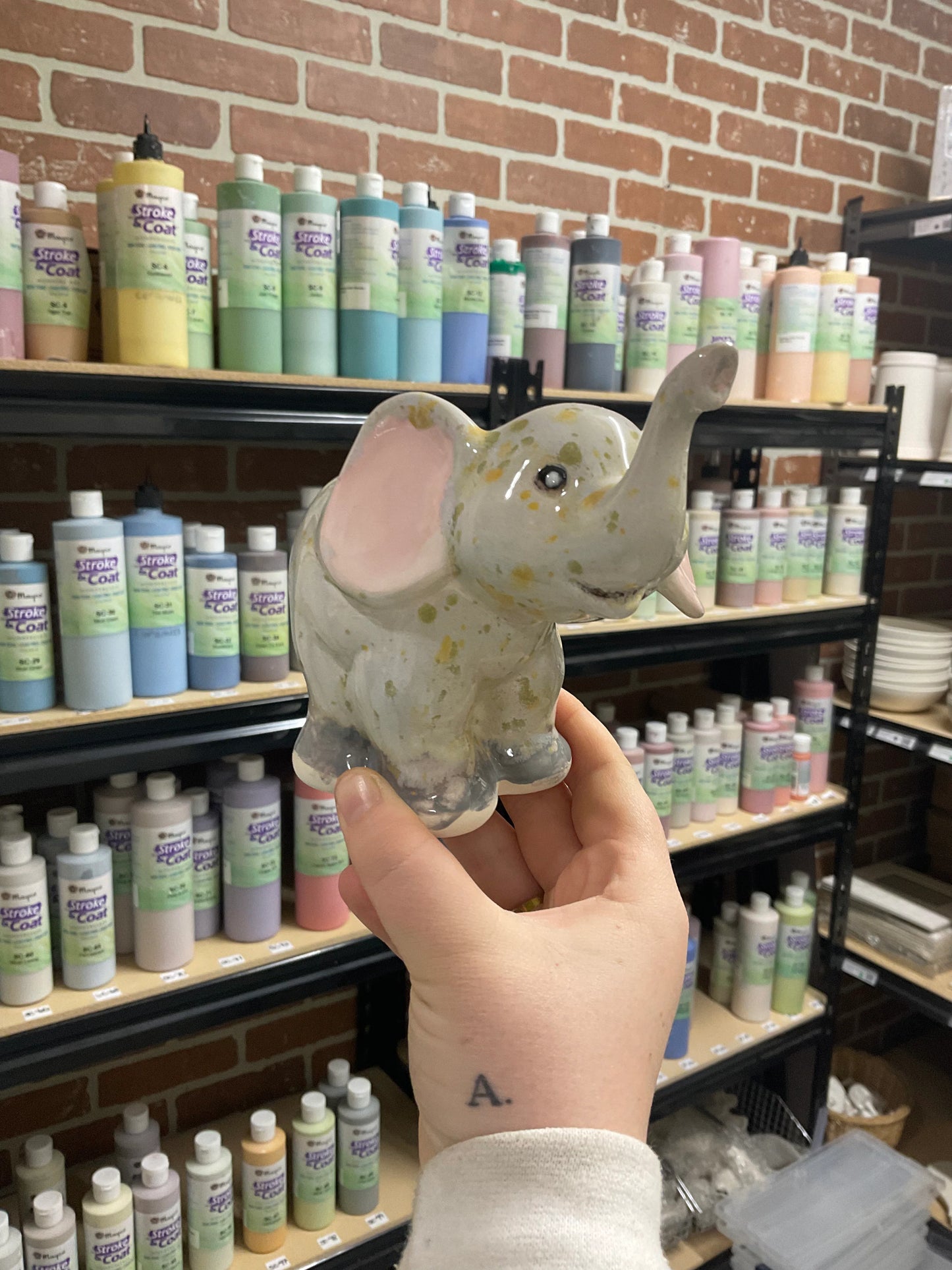 Ellie the Elephant - Great White North Pottery Supplies
