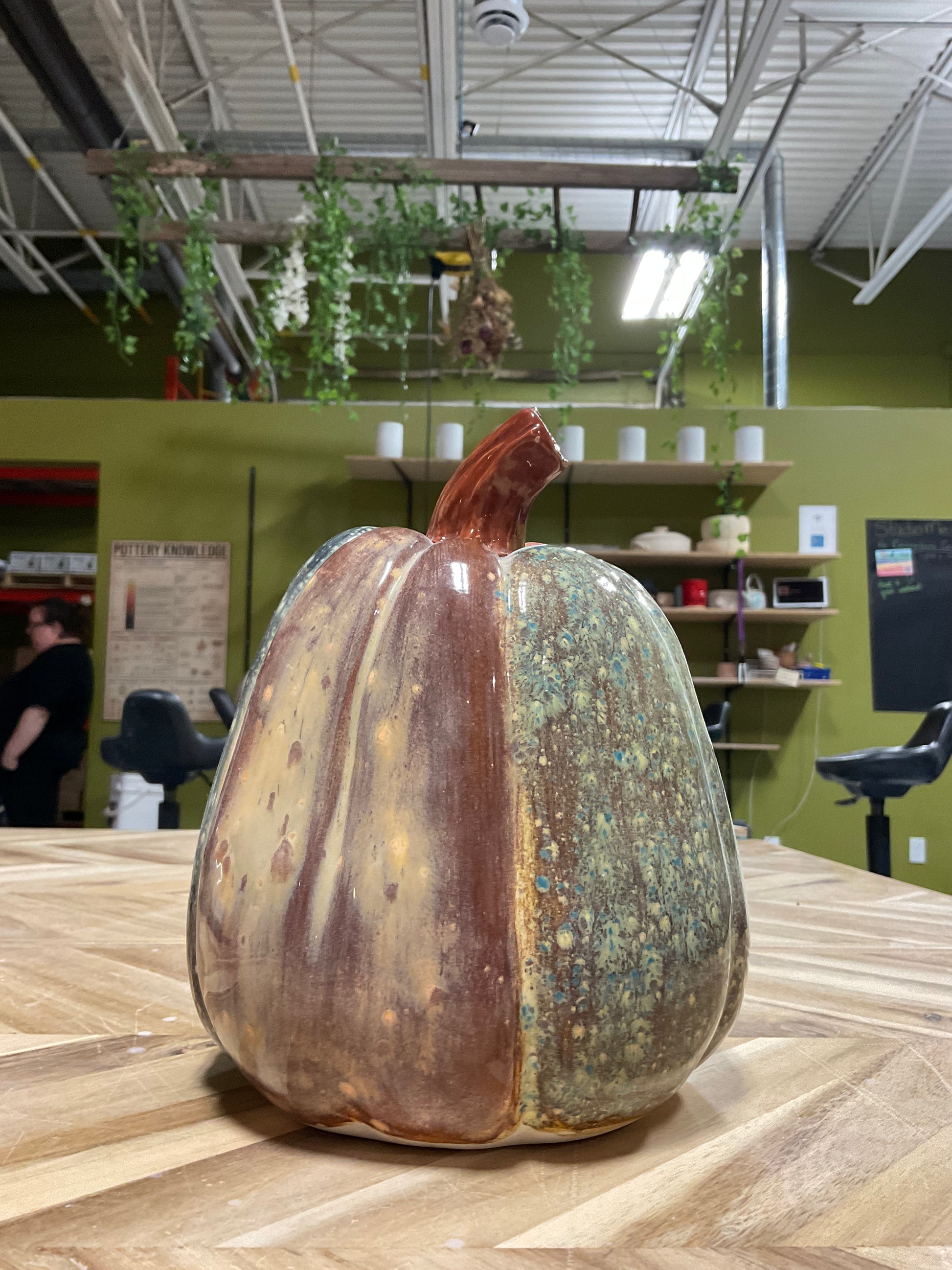 Tall Pumpkin 8' H x 6.25' W - Great White North Pottery Supplies