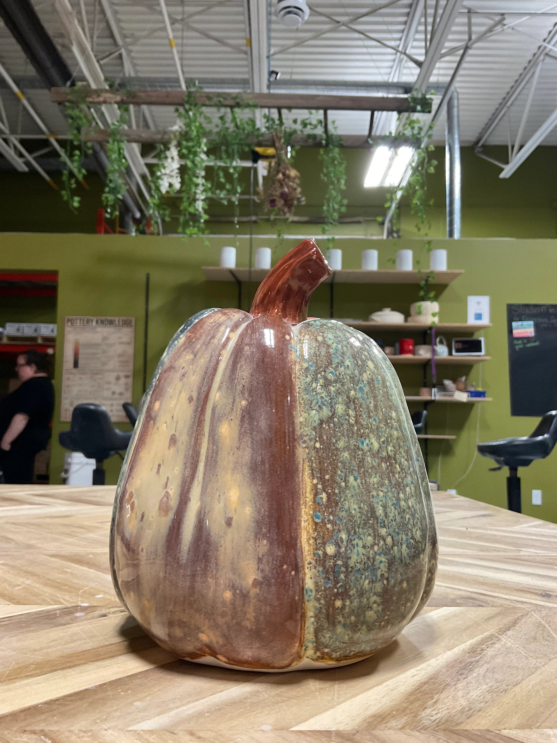 Tall Pumpkin 8' H x 6.25' W - Great White North Pottery Supplies