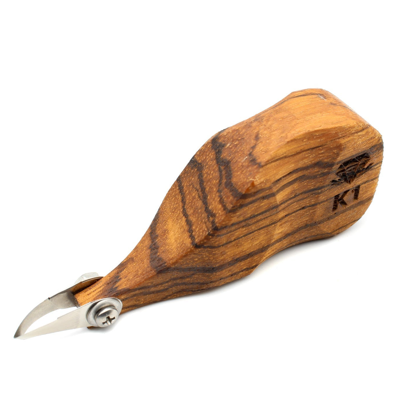K1 Curved V Tip Clay Carver - Great White North Pottery Supplies