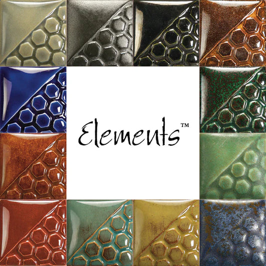 Assorted Mayco Elements Glazes - 4 oz Samples