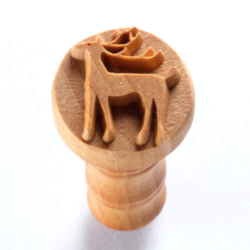 Scm-293 Medium Round Stamp – Reindeer