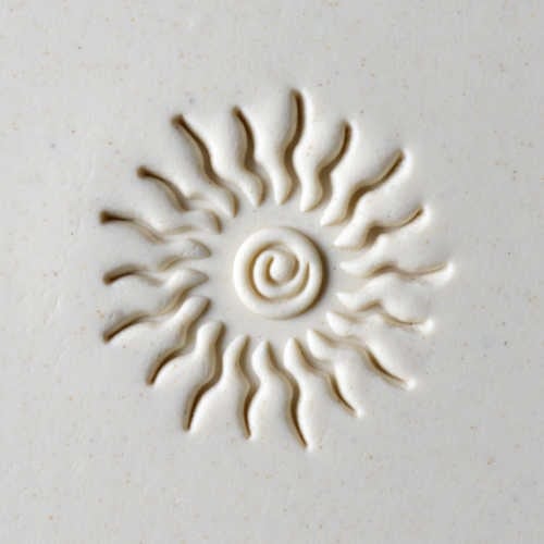 Scl-004 Large Round Stamp – Spiral Sun