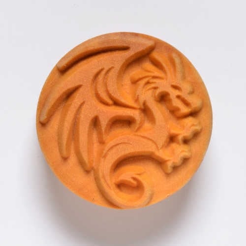 Scl-008 Large Round Stamp – Dragon