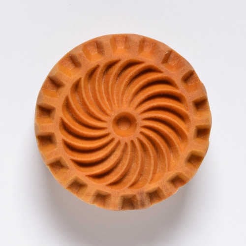 Scl-009 Large Round Stamp – Spiral Gear