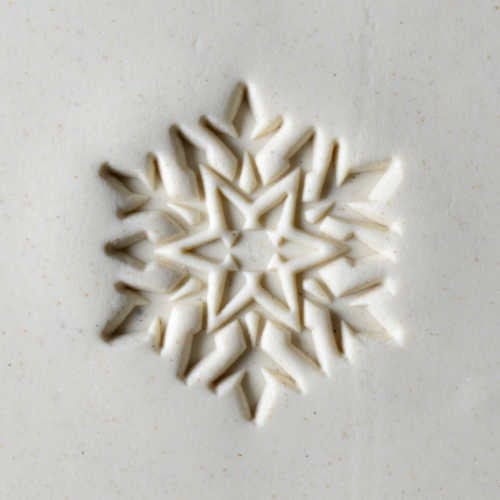 Scl-010 Large Round Stamp- Snowflake