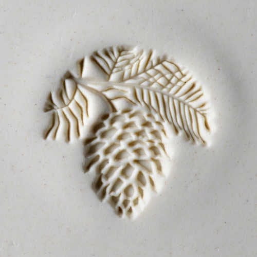 Scl-017 Large Round Stamp &#8211; Pine Cone