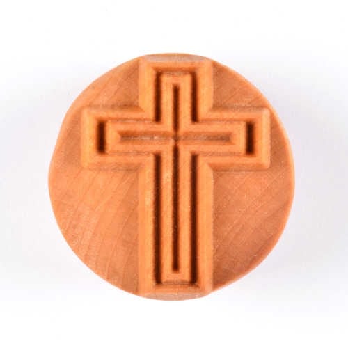 Scl-019 Large Round Stamp &#8211; Cross
