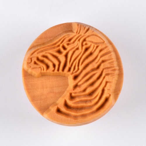 Scl-026 Large Round Stamp &#8211; Zebra