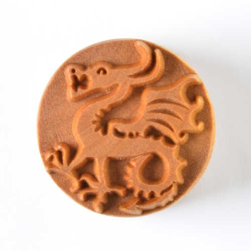 Scl-028 Large Round Stamp &#8211; Dragon 3