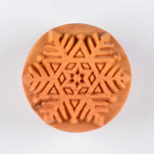 Scl-029 Large Round Stamp – Snowflake 2