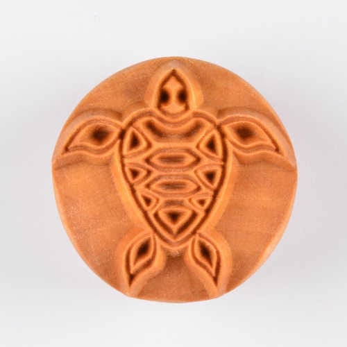Scl-035 Large Round Stamp – Sea Turtle
