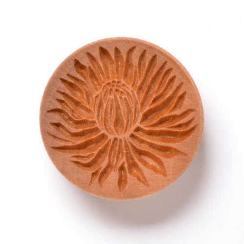 Scl-045 Large Round Stamp – Chrysanthemum