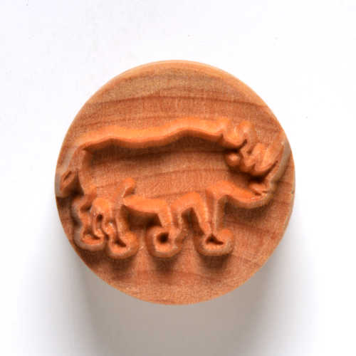 Scl-047 Large Round Stamp – Rhino
