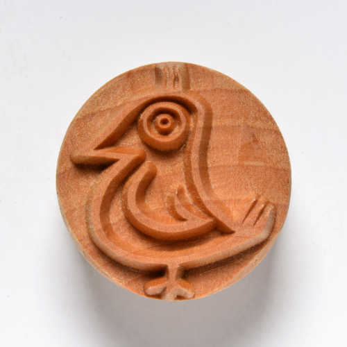 Scl-049 Large Round Stamp – Cartoon Bird