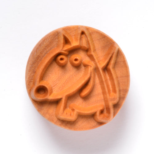 Scl-055 Large Round Stamp &#8211; Cartoon Dog