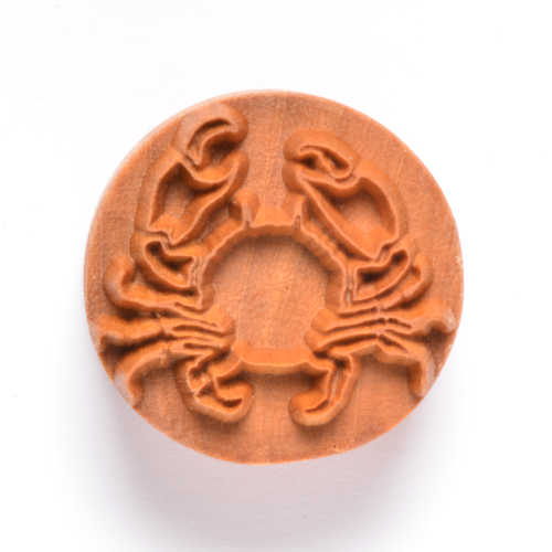 Scl-057 Large Round Stamp – Crab