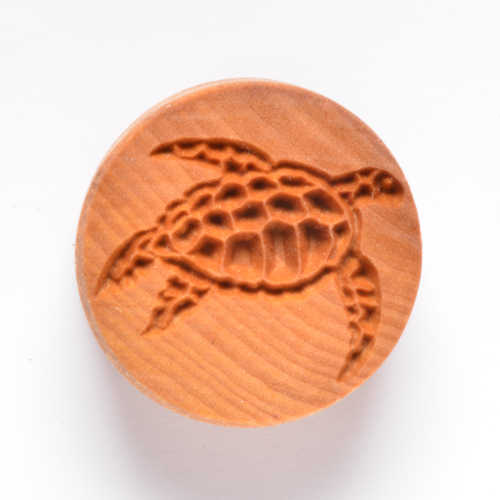 Scl-059 Large Round Stamp – Sea Turtle 2
