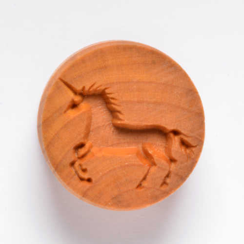 Scl-062 Large Round Stamp – Unicorn 2