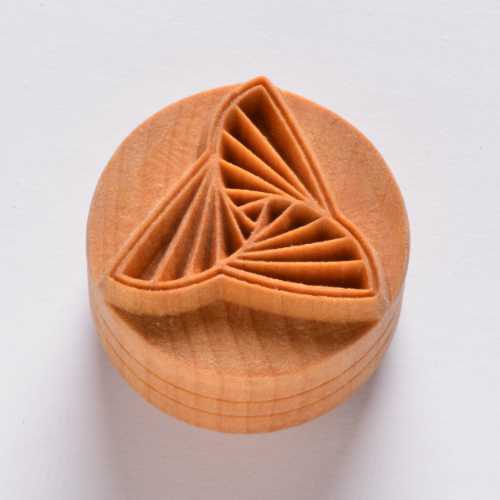 Scl-063 Large Round Stamp – Origami