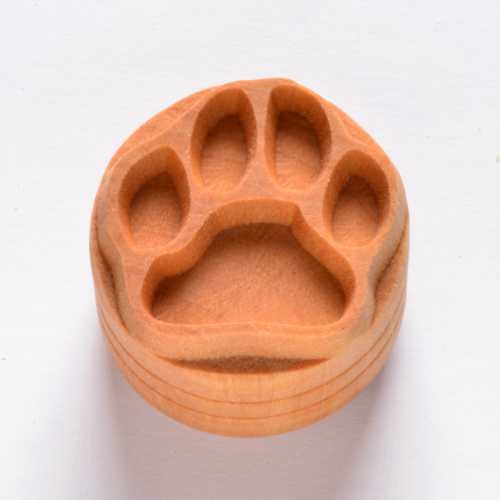 Scl-067 Large Round Stamp &#8211; Dog Paw