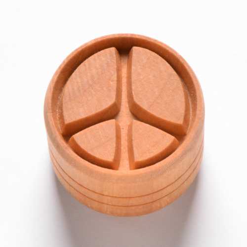 Scl-076 Large Round Stamp &#8211; Peace Sign