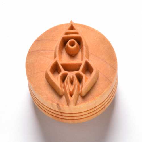 Scl-081 Large Round Stamp &#8211; Spaceship
