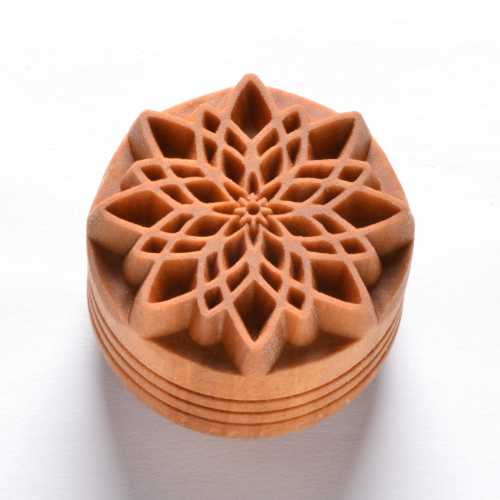 Scl-082 Large Round Stamp – Atomic Mandala