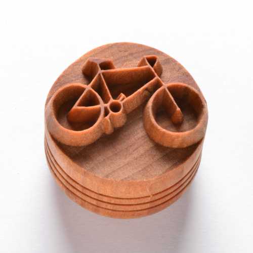 Scl-092 Large Round Stamp &#8211; Road Bike