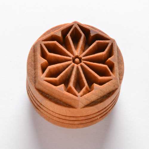 Scl-105 Large Round Stamp – Snowflake 3