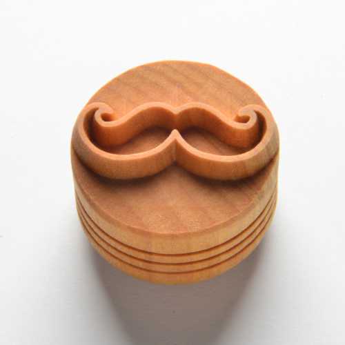 Scl-113 Large Round Stamp – Mustache