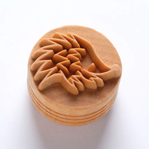 Scl-128 Large Round Stamp – Hedgehog