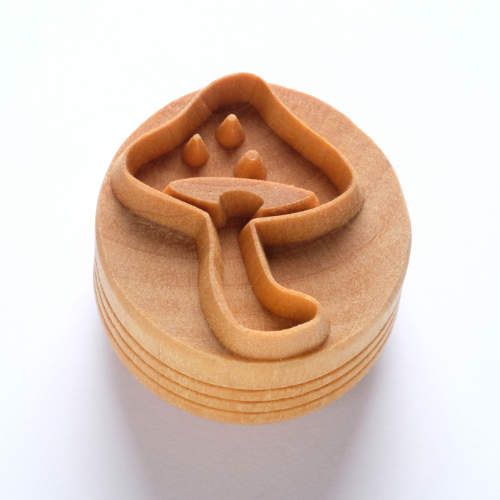 Scl-132 Large Round Stamp &#8211; Mushroom
