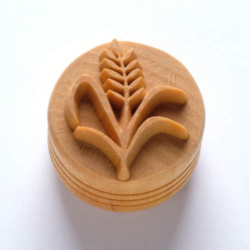 Scl-133 Large Round Stamp - Wheat