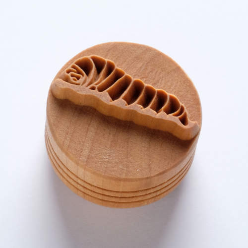 Scl-140 Large Round Stamp – Caterpillar