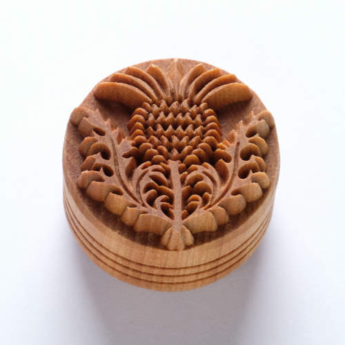 Scl-141 Large Round Stamp – Thistle
