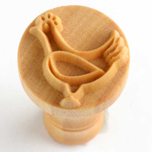 Scm-013 Medium Round Stamp &#8211; Chicken