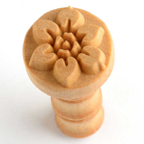 Scm-045 Medium Round Stamp – Beautiful Flower