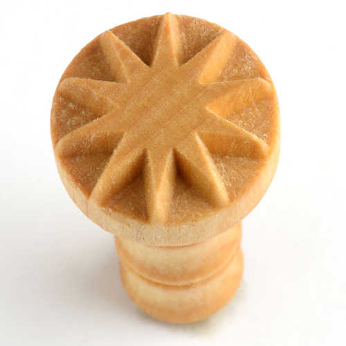 Scm-082 Medium Round Stamp – 10 Pointed Star