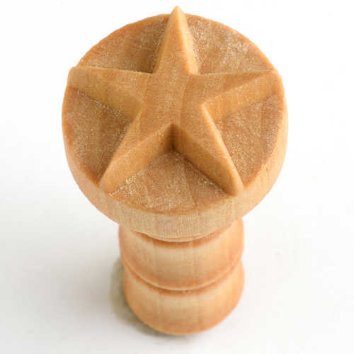Scm-084 Medium Round Stamp – 5 Pointed Star